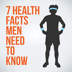 7 Health Facts Men Need to Know Infographic
