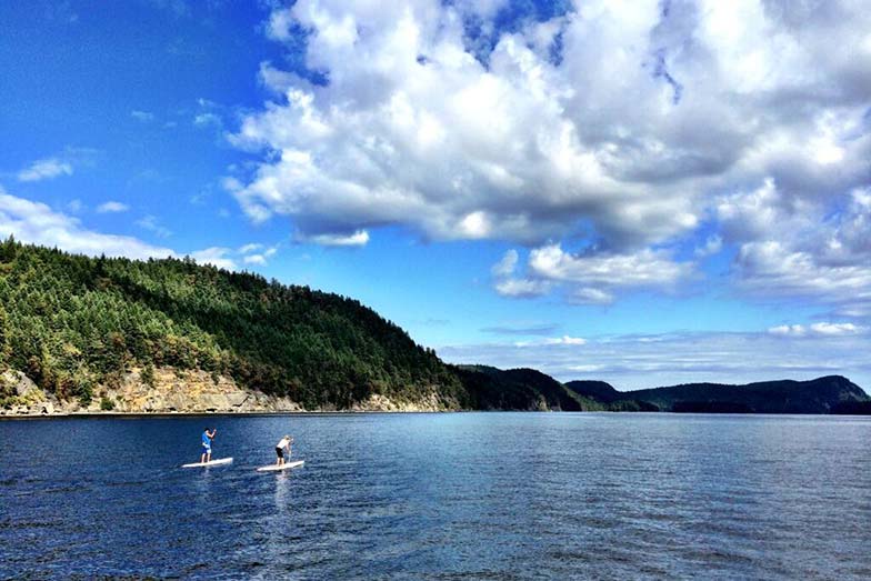 Stand Up For Men’s Health paddle boarders finish Day 1