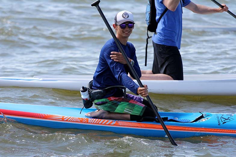 Stand Up For Men’s Health paddle boarders