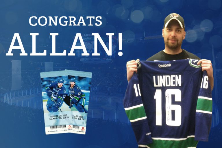 Canucks Contest Winner