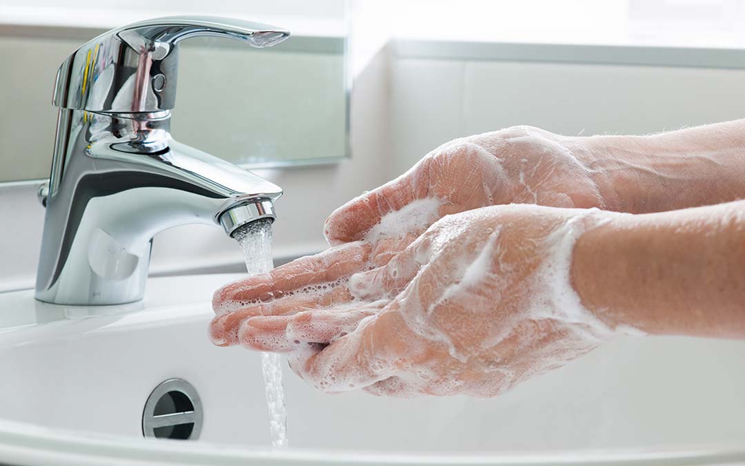 Wash your hands with soap for 10-20 seconds
