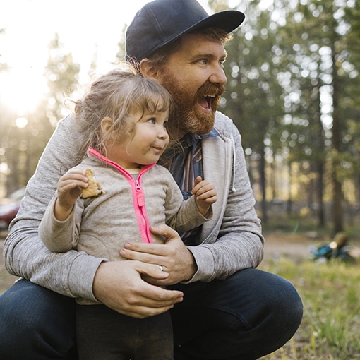 monthly giving dad daughter