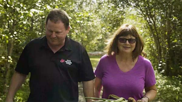 Darren Parks going for a walk