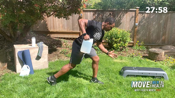 Tommy Europe working out