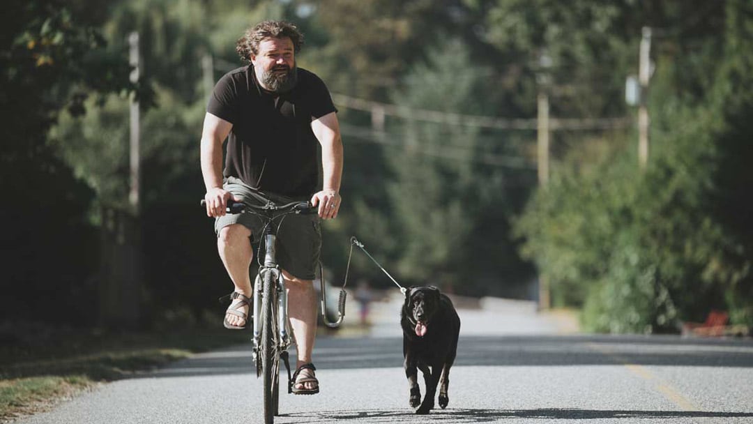 Toby Hargrave exercising