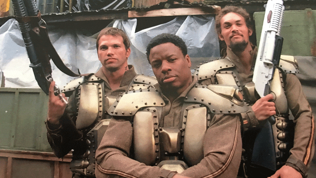 Tommy Europe and Jason Momoa