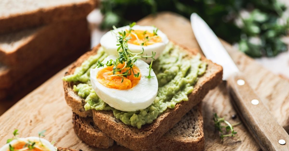 eggs and avocado on toast