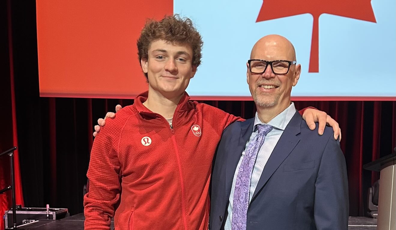 cmhf ceo kenton boston and cmhf champion richie bullbrook in ottawa